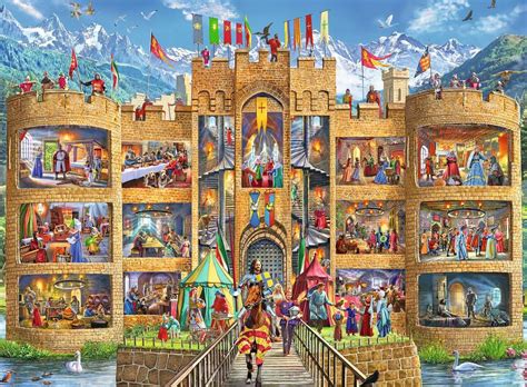 Comprar Puzzle Ravensburger Bem Vindo Ao Castelo Xxl Pe As