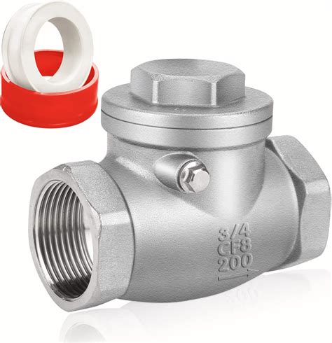 Amazon Megairon Stainless Steel Ss Swing Check Valve Npt