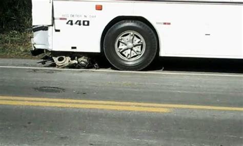 BR 470 Motociclista perde a vida após colidir em ônibus