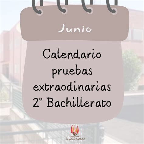 Pruebas Extraordinarias De Bachillerato Ies Sabino Berthelot