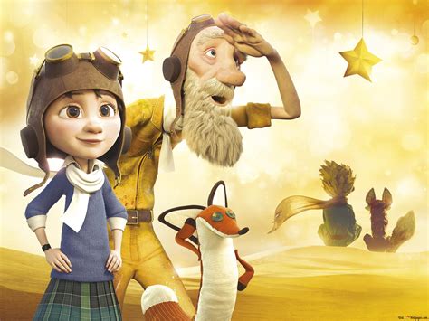 The Little Prince animated movie characters 2K wallpaper download