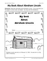 Abraham lincoln kindergarten worksheets - Wasmake