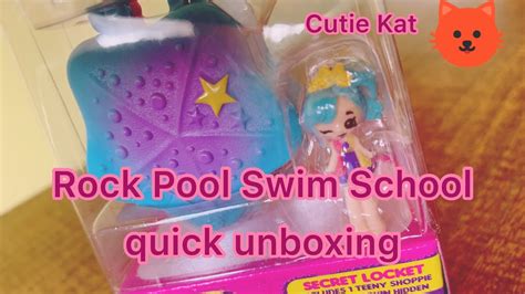 Shopkins Lil Secrets Locket Rock Pool Swim School From Season One Youtube