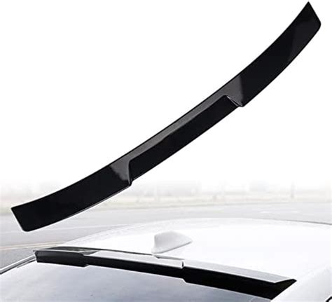 Amazon Glossy Black Rear Window Top Roof Spoiler Visor Wing Fit