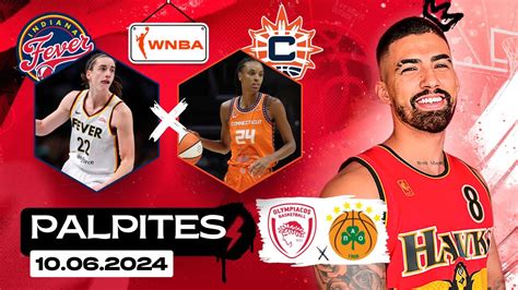 PALPITES PARA OS JOGOS NA WNBA BASQUETE EUROPEU NO DIA 10 06 2024