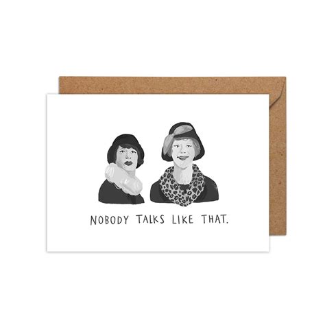 Josephine And Daphne Some Like It Hot A Greetings Card Middle