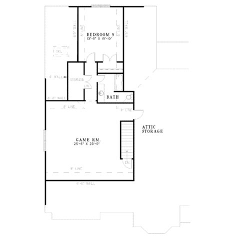 Ranch Style House Plan 5 Beds 4 5 Baths 4303 Sq Ft Plan 17 575