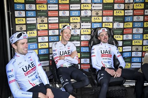 CYCLISME Paris Nice 3ème étape LUAE Team Emirates offre le