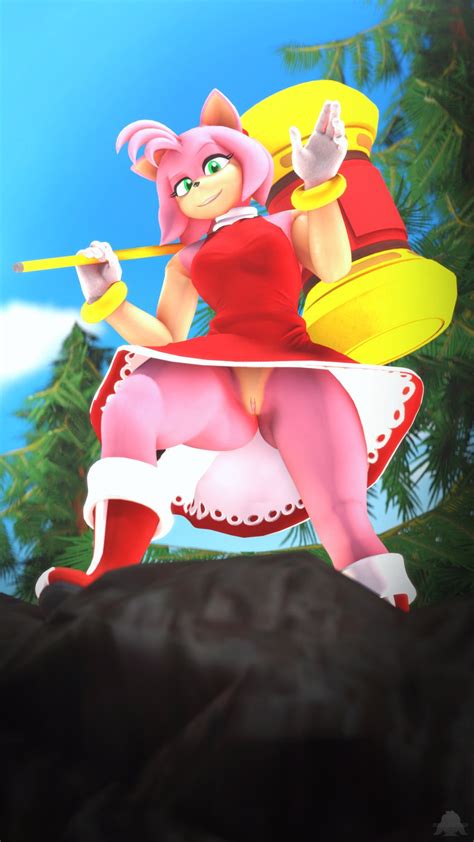 Rule 34 3d Artwork 4k 916 Absurd Res Amy Rose Anthro Digital Media