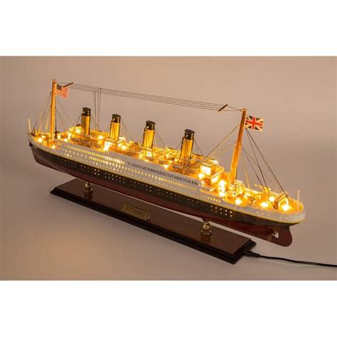 Buy Seacraft Gallery Titanic Model Ship with LED Lights 23.6" - 3D RMS ...