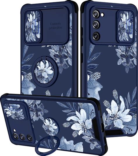 Goocrux 2in1 For Samsung Galaxy S20 Fe 5g Case Floral