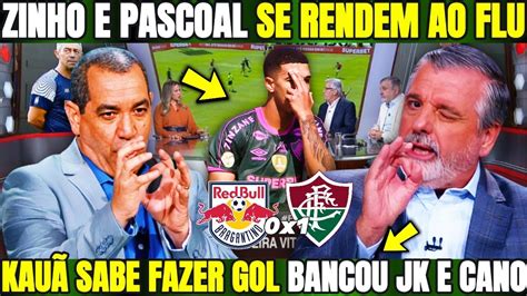 PASCOAL DEU AULA DE FLUMINENSE E ZINHO SE RENDE KAUÃ SABE FAZER GOL