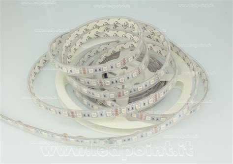 Ledpoint S R L Striscia Led 5m RGB 5050 60led M PCB Bianco IP65