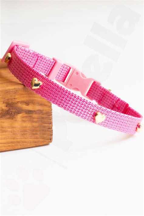 Petella Kedi Tasması Kedi Boyun Tasması Gold Kalp İşlemeli