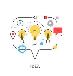 good idea occurred   royalty  vector image