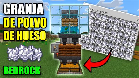 Como Hacer Una Granja De Polvo De Hueso Con Algas Minecraft Bedrock