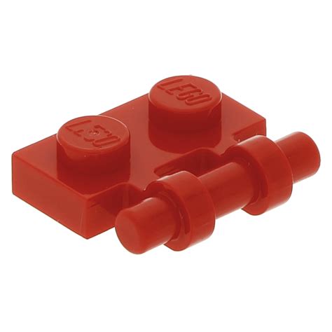 Lego Onderdele Red Plate Modified X With Handle On Side