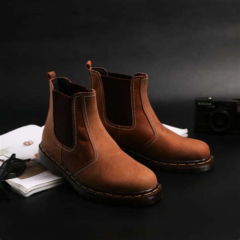 Jual Sepatu Chelsea Boot Sepatu Boot Kulit Pria Sepatu Boot Kulit Asli