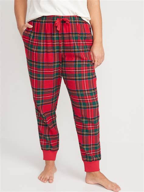 Printed Flannel Jogger Pajama Pants For Women Old Navy