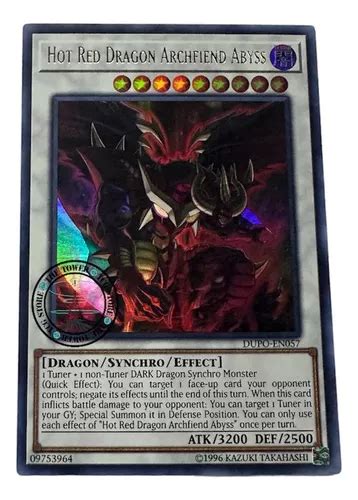 Yu Gi Oh Hot Red Dragon Archfiend Abyss MercadoLibre