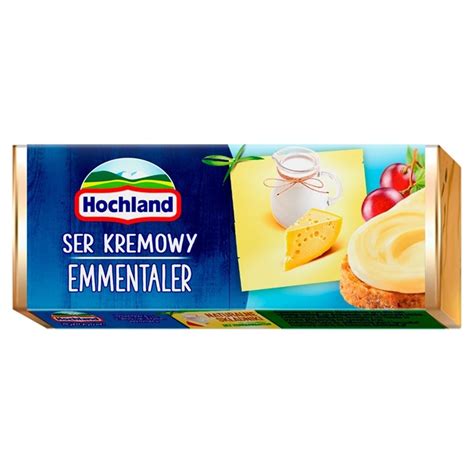 Hochland Ser kremowy Emmentaler 90 g Zakupy online z dostawą do domu