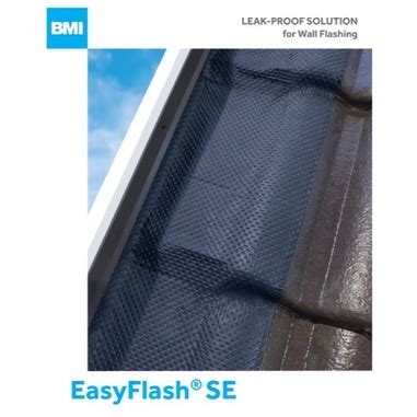 Bmi Monier Easyflash Se Leak Proof Solution For Wall Flashing Elabana