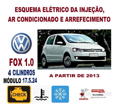 Esquema Elétrico da Injeção Ar e Arrefecimento Fox 1 0 4CC UCE 17 5