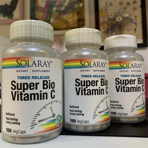 Solaray Super Bio Vitamin C Time Release Veg