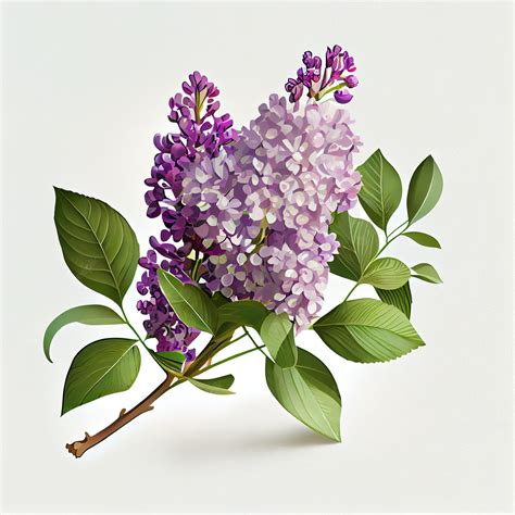 Lilac Flower Cartoon Colored Clipart Illustration 8822737 Vector Clip