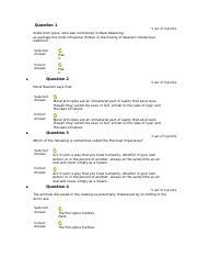 ETHC 101 Quiz 4 Docx Question 1 5 Out Of 5 Points Aside From Jesus