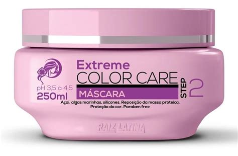 Máscara Color Care Raiz Latina Profissional ml Proteção Pós Química Coloração Cabelo Colorido