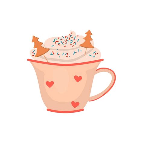 Premium Vector Christmas Hot Drink