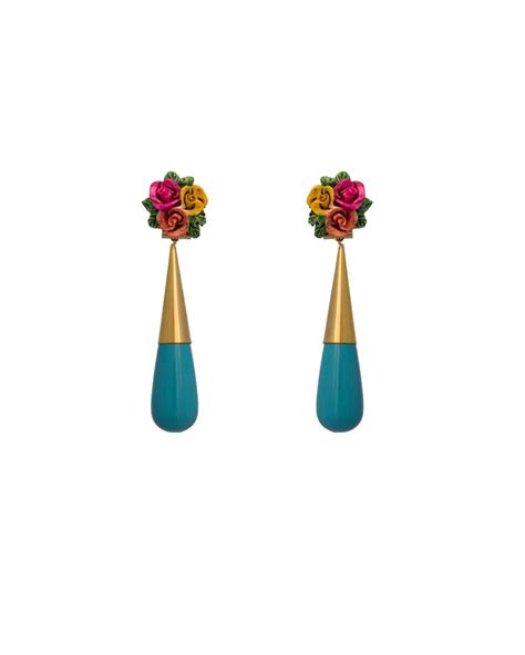 Teardrops Flamenco Earrings Flamenco Accessories El Rocio