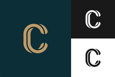 Letter C Monogram Vector Logo Design 34882626 Vector Art At Vecteezy