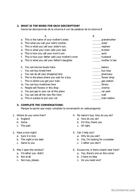 Basic Level Test Warmer Filler English Esl Worksheets Pdf And Doc