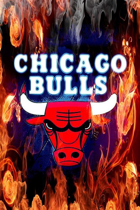 The Bulls Are On Fire Chicago Bulls Chicago Bulls Wallpaper Chicago