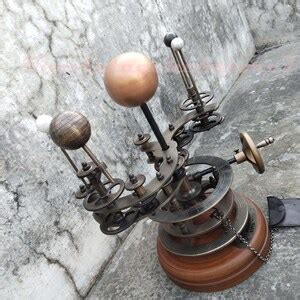 Orrey Solar System-antique Tellurian Orrery-mechanical Solar System ...