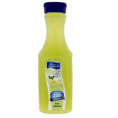 Al Rawabi Fresh And Natural Lemon Mint Juice 1 Litre Mercatco