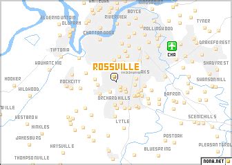 Rossville (United States - USA) map - nona.net