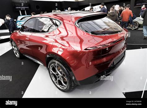 Paris France 1st Feb 2020 Grand Prize For The Most Beautiful Show Car Alfa Romeo Tonale