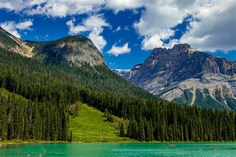 Emerald Lake Yoho National Park British Columbia Canada Stock Photo