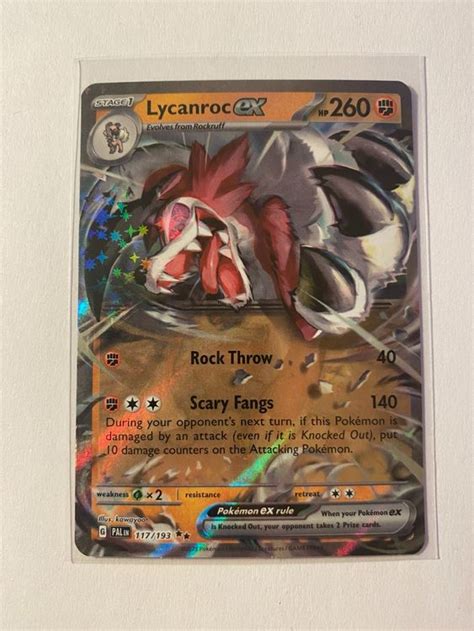 Pokemon Lycanroc Ex Paldea Evolved En Kaufen Auf Ricardo