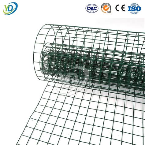 Yeeda Wire Mesh 10X10mm PVC Coated Welded Wire Mesh Roll China Factory