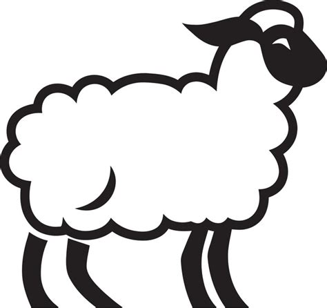 Elegant Sheep Minimalist Logo Vector Illustration For HighEnd And