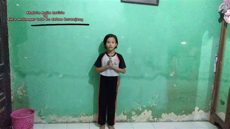 Melempar Bola Ke Dalam Keranjang Khairin Aulia Ratifa Kelas D