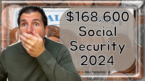 168 600 New Social Security Maximum Taxable Earnings In 2024 Youtube