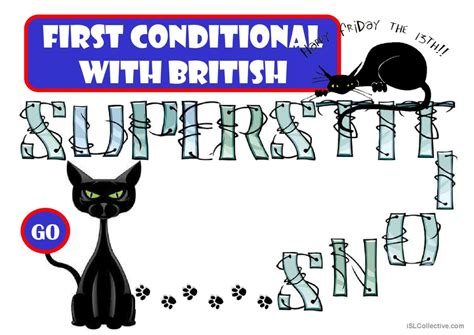 FIRST CONDITIONAL with superstitions Français FLE powerpoints