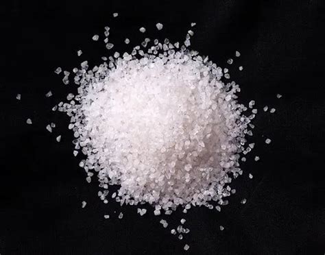 Snow White Quartz Granules Silica Mesh Mm Packaging