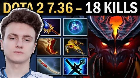 Shadow Fiend Gameplay Miracle With Totem And 18 Kills Dota Ringmaster