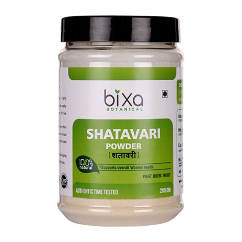 Buy Bixa Botanical Shatavari Root Powder Gm Online At Best Price